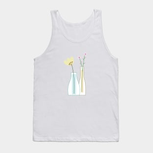 the flowers in the vases. Tank Top